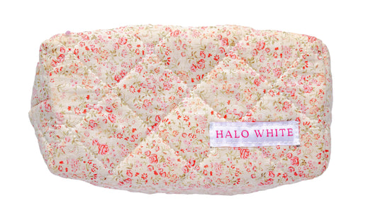 Petal Quilted Make Up Bag